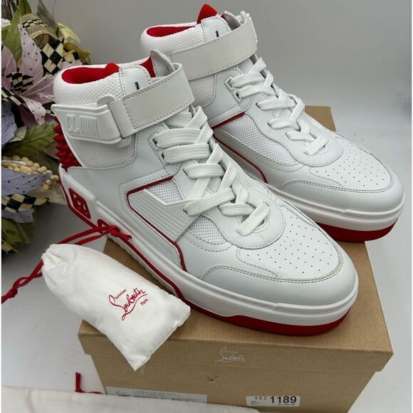 Christian Louboutin Other - Men’s Christian Louboutin, Astroloubi leather sneakers, size 44 made in Italy